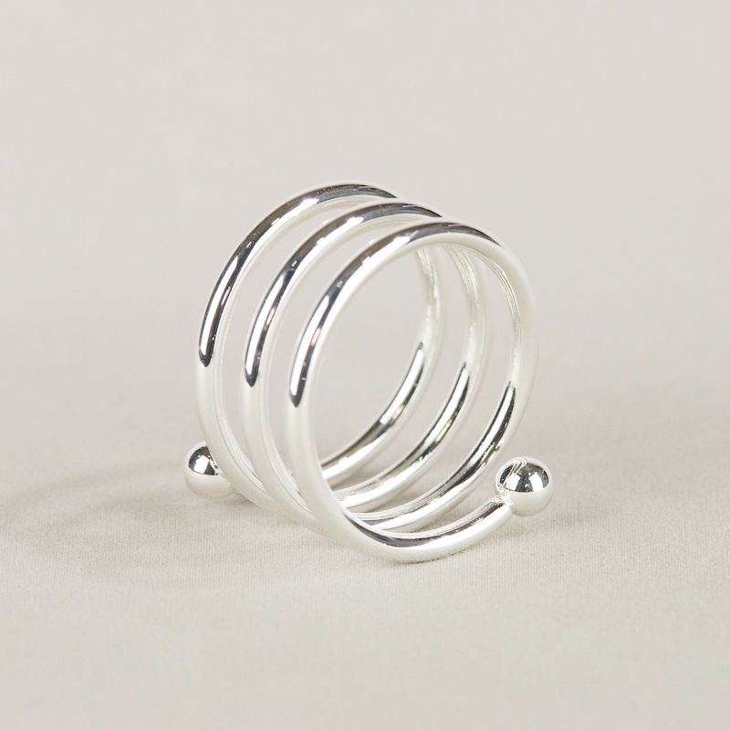 Kueohse Gänseblümchen Serviettenringe - 6-teiliges Set In Gold Mit Bienen-Motiv