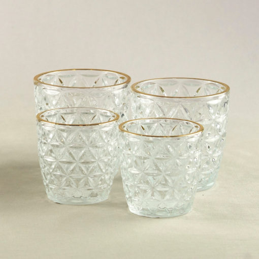 Gläser-Set Amsterdam für Blumen und Kerzen (17 Stück)