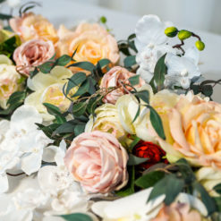 Agneszka Blumen Kunstblumenbouquet für Traubogen und Hochzeit mieten 1