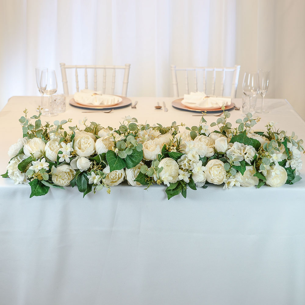 Blumengesteck Elfenbein 1m