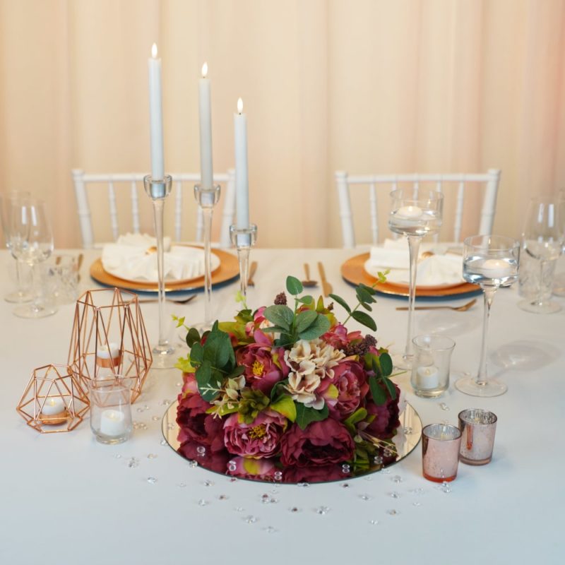 Wunderschne Tischdeko Hochzeit Komplettset Bilder