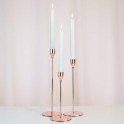 Kerzenstänbder Stil in rose Kerzenhalter rosa gold kupfer für hochzeit und event video