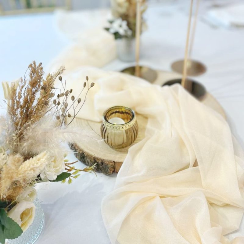 Wunderschne Tischdeko Hochzeit Komplettset Bilder