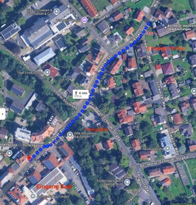 Hochzeitswebsite 10.05.2025 : Dennis und Emilia : Foto des Lageplans